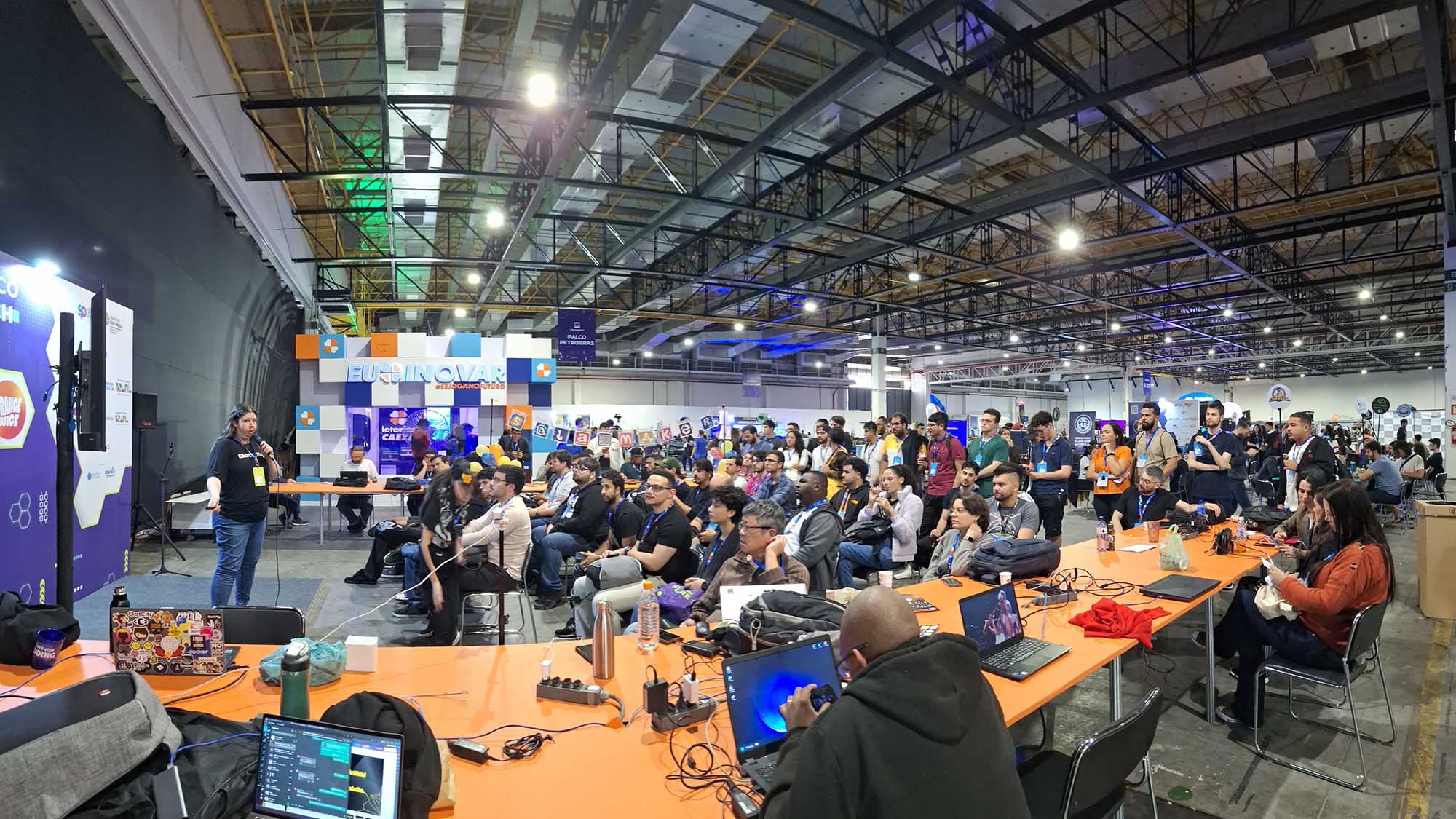 Marcamos presença em vários eventos de relevância na área, como o TDC e a Campus Party